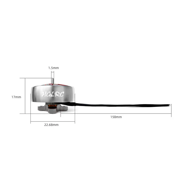HGLRC 2025 New SPECTER 1804 2450KV 4-6S Brushless Motor Compatible 5-6inch Propeller for FPV Freestyle Drones DIY Parts 4