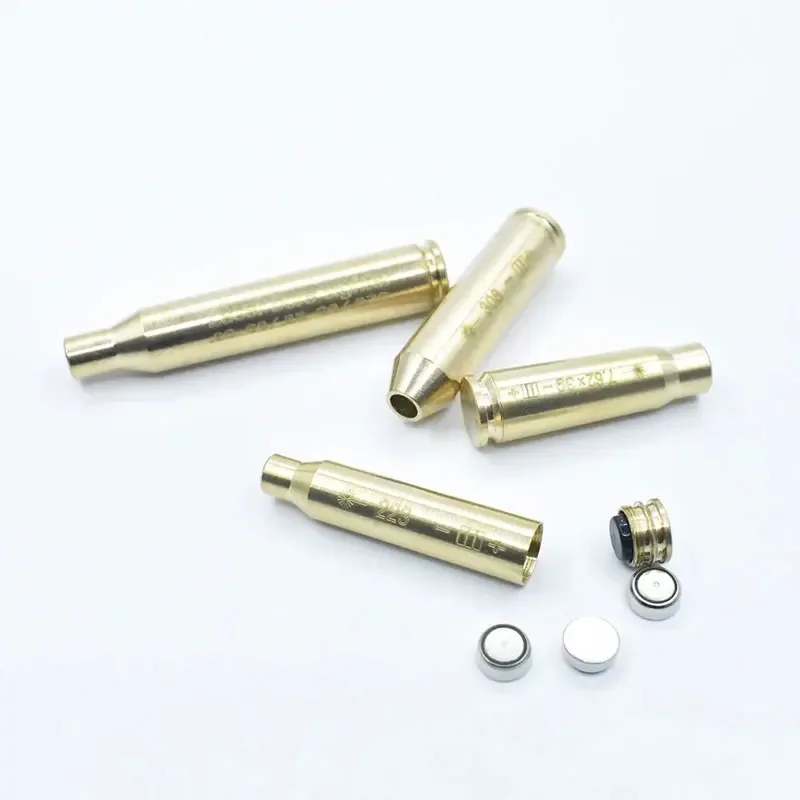 Brass Tactical Red Laser Bore Sighter For 9MM/.223/.308/7.62/.40/.45 Caliber