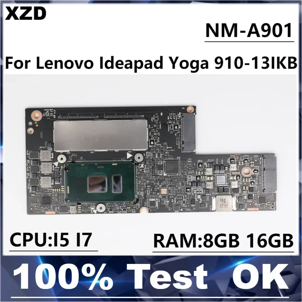 CYG50 NM-A901 Mainboard For Lenovo YOGA 910-13IKB Laptop