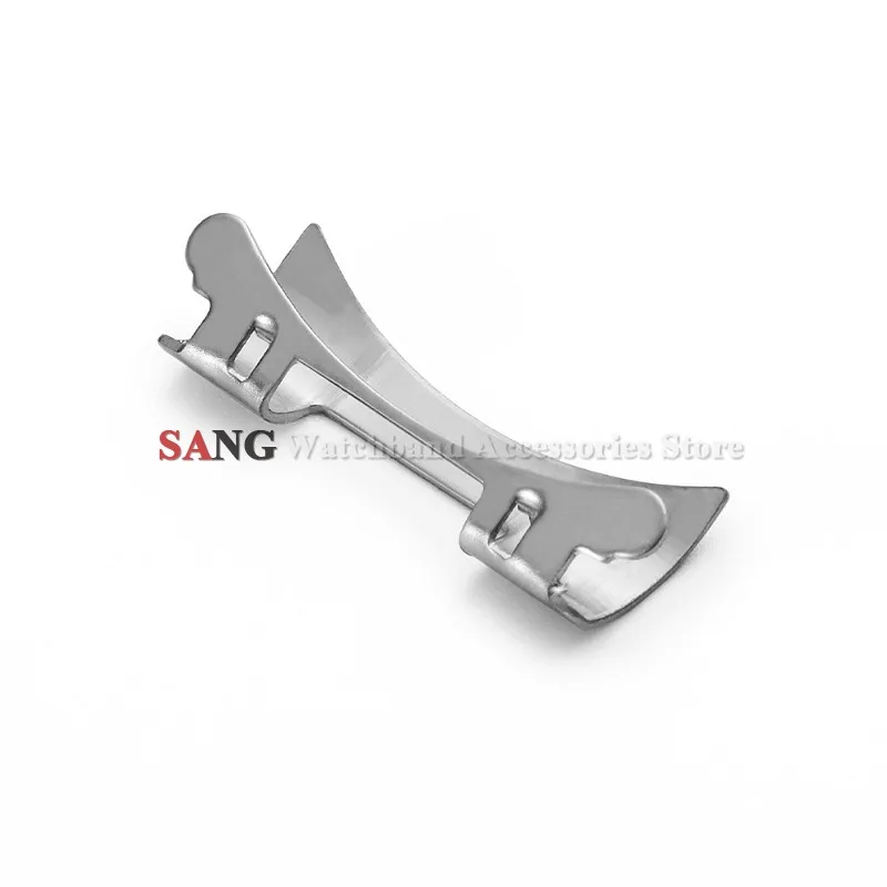 Premium Stainless Steel Curved End Adapter Bracelet Connector Link (2PCS) - Multiple Sizes Available