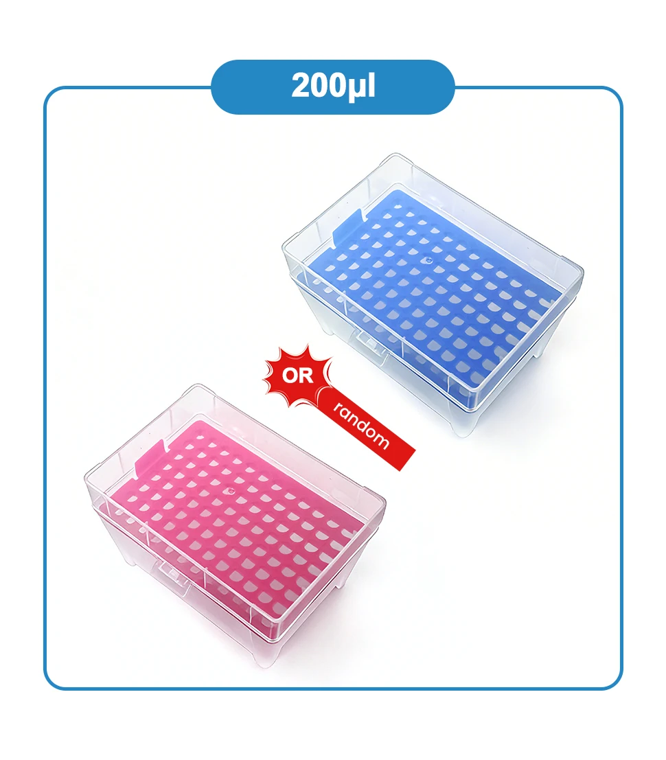 WESTTUNE Labor-Pipettenspitzenbox, 10 ul, 200 ul, 1 ml, 5 ml, 10 ml, universelle transparente Mikropipette, Kunststoff-Pipettenschachtel, Laborbedarf – Detail 3
