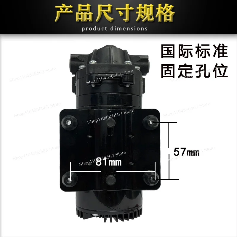 아쿠아텍 DDP 5800 전기 다이어프램 펌프 DC 24V RO 부스터 펌프 400GPD 5.1LPM 145PSI 정수기 물 증압 시스템용