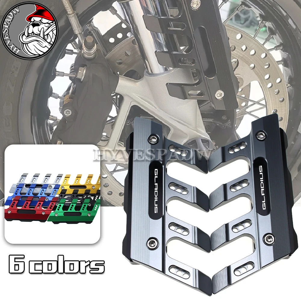 

Мотоциклетное переднее крыло, боковая защита, брызговик, Слайдеры для SUZUKI SFV650, гладиаторы, универсальные аксессуары