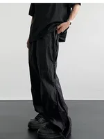 Loose Straight Leg Men's Casual Pants American Sle Summer Thin Fabric Spring Autumn Large Size Sport Leisure Trousers