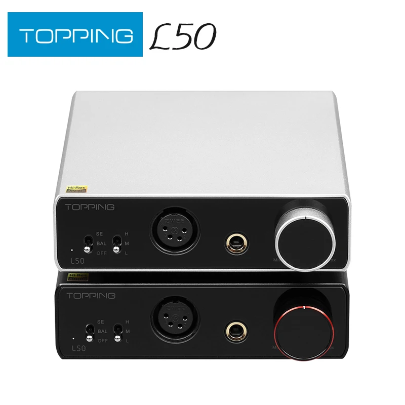 Headphone Amplifier TOPPING L50 NFCA SE+BAL Input 6.35mm/XLR Output Hi-Res Audio For TOPPING E50 headphone amplifier
