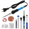 60W/80W Electric Soldering Iron Adjustable Temperature Digital Display Electronic Welding Repair Tools With Solder Tin Iron Tips 3