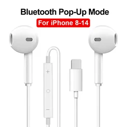 Premium Wired In - Ear Headphones with Earbud Accessories (For iPhone 8 - 14)