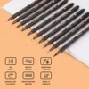 SeamiArt 10pcs Black Pigment Liner Needle Waterproof Drawing Pen For Sketch Watercolor Drawing Needle And Brush Tip 2