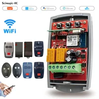 Tuya WIFI Garage Door Opener Gate Receiver 2ch 433.92mhz 2 Relay for BFT MITTO 2 4 MITTO2A 4A MITTTO B RCB KLEIO B RCA 02 04 TRC 1