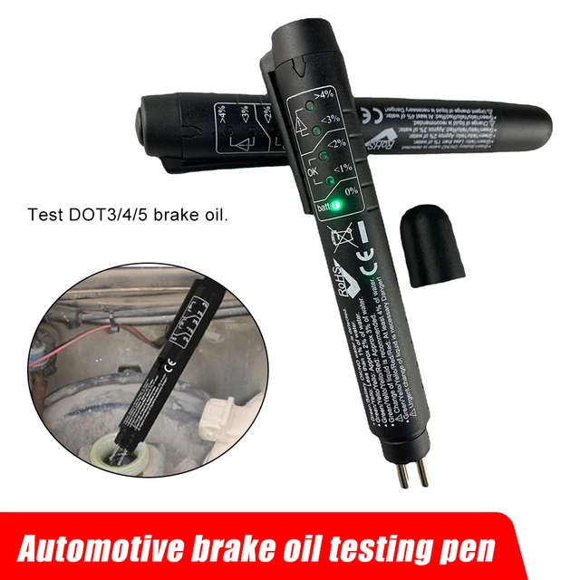 Car Diagnostic Tool Car Brake Fluid Test Pen 5 LED Indicator Brake Fluid Tester DOT3 DOT4 DOT5 Brake Fluid Tester 4