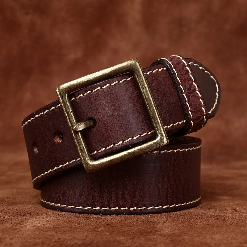 CC 30MM BELT IN CHERRY RED SMOOTH CALFSKIN METAL HARDWARE