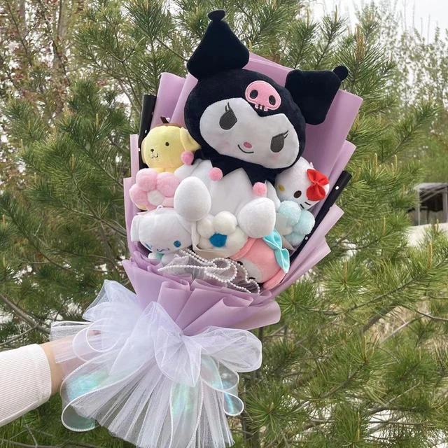 Bouquet en peluche de dessin animé pour cadeaux de Noël, My Melody, Kuromi,  Cinnamoroll, Kt Cat, Butter Toy, - Cdiscount Jeux - Jouets