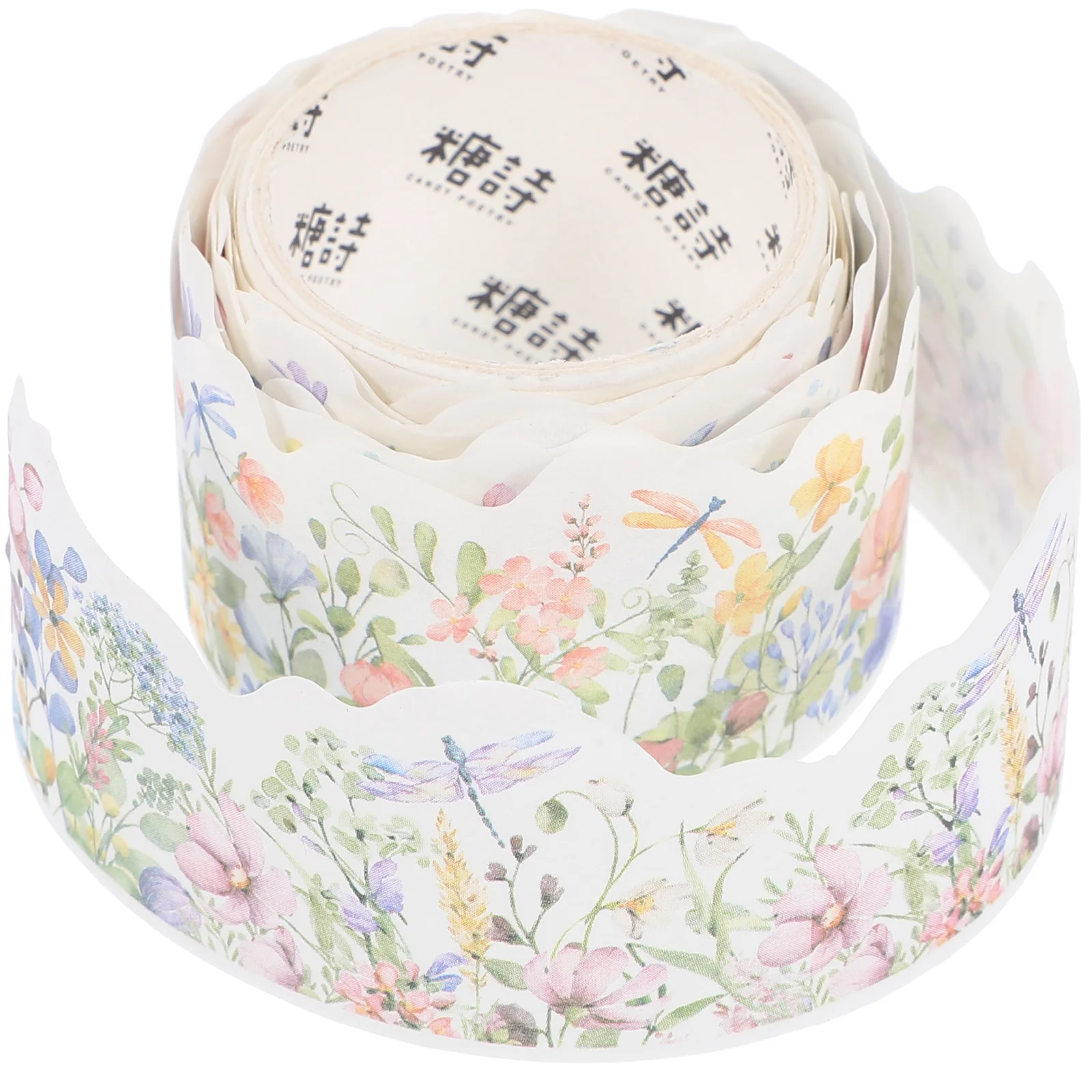 

Washi Tape Set Vintage Bee Floral Butterfly Botanical Yellow Black Decorative Tapes Scrapbooking Supplies