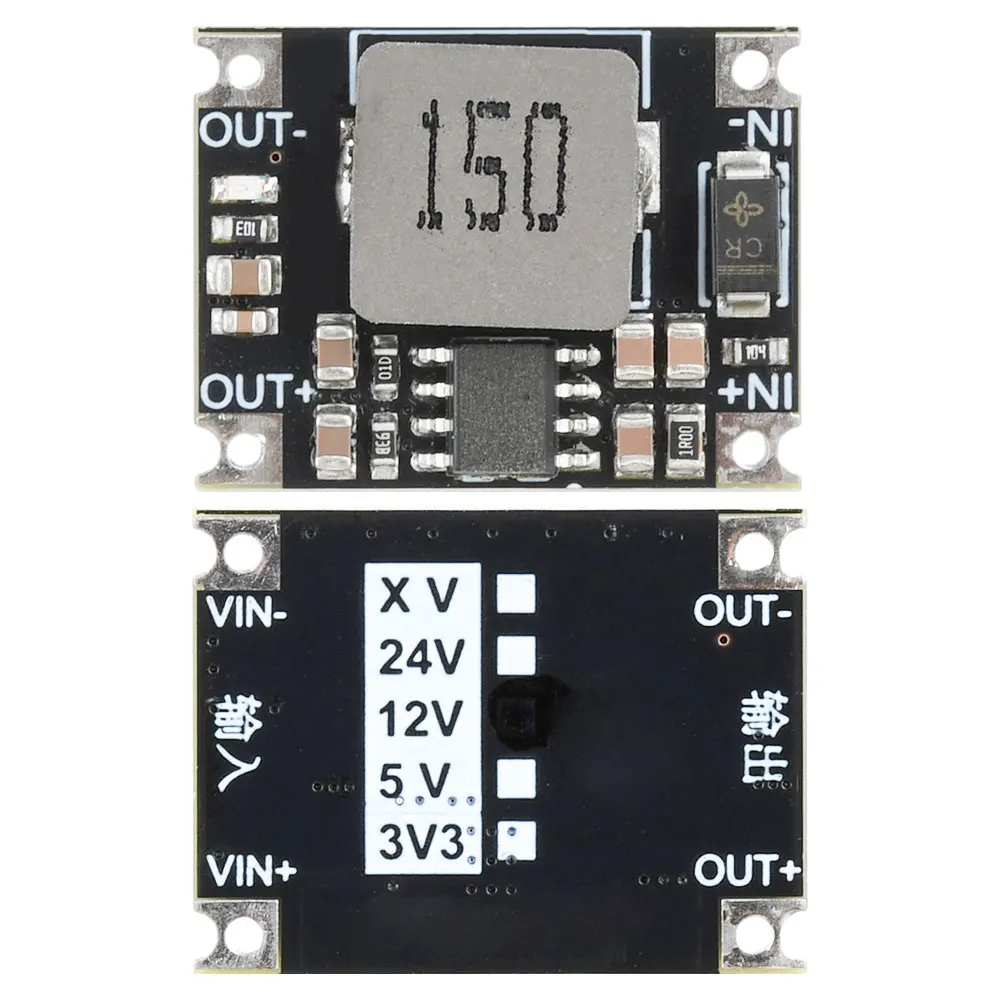 High-Power Low Ripple Voltage Regulator Board: Adjustable Step Down Power Supply Module