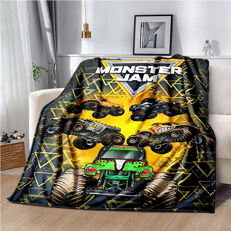 Monster Jam Grave Digger Truck Hot Wheels Sofa Blanket Lightweight Warm Insulation  Blanket Bed Office Car knee padsThrow Blanket - AliExpress