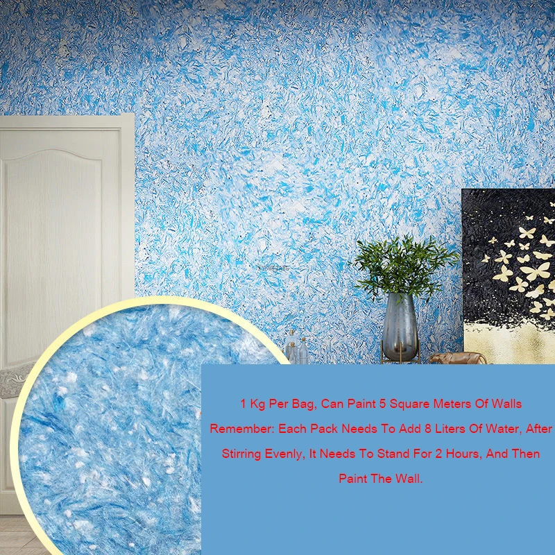 Liquid Wallpaper Plant Fiber Wall Clothing Wall Treatment Paint Environmental Protection Film Diatom Mud Art Paint Mud
