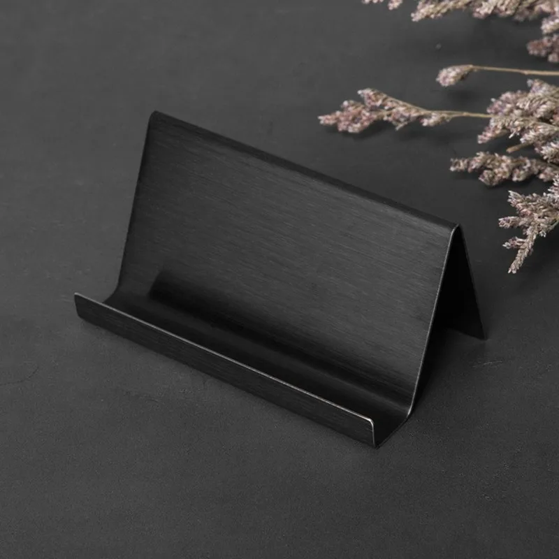 Metal Business Card Name Tag Display Rack Display Stand Desktop Table