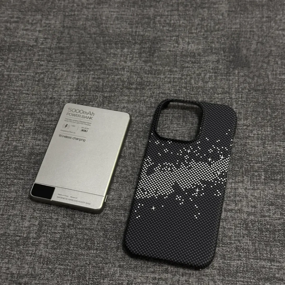 Kevlar Carbon Fiber Texture Slim Matte Magnetic Phone Case