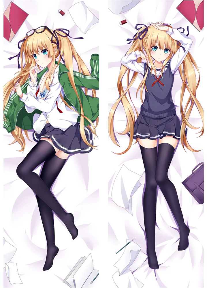 

2WAY/WTHow To Raise a Boring Girfriend Dakimakura Cover Pillowcase Eriri Spencer Sawamura Hugging Body Pillow Otaku Pillows