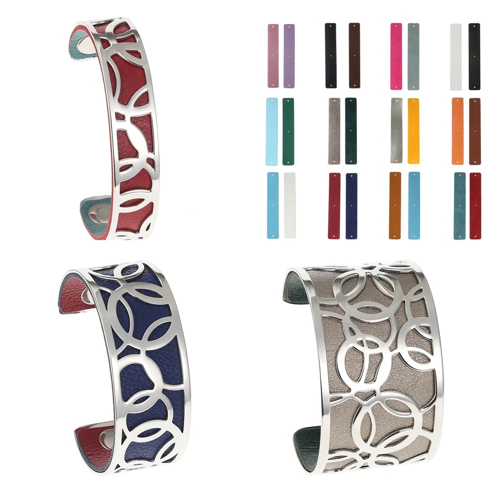 Cremo Fashion 2022 Love Cuff Bracelets For Women Stainless Steel Bracelet Manchette Interchangeable Leather Jonc Femme Jewelry