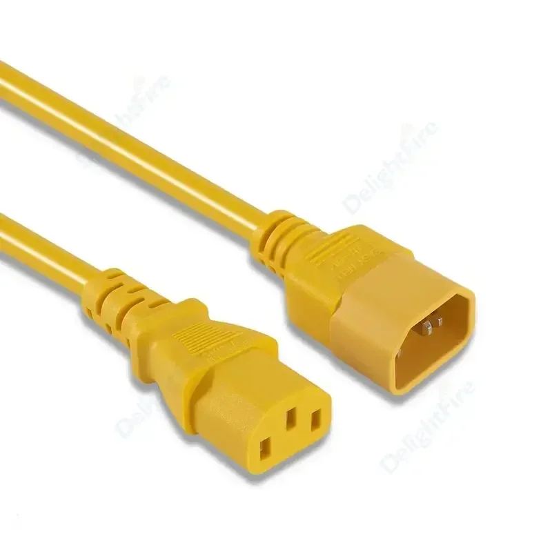 IEC320 C13 C14 전원 공급 케이블 0.5/1/3m IEC C14에서 C13로 AC 전원 연장 코드 PDU PC 컴퓨터 모니터 AC 아답터