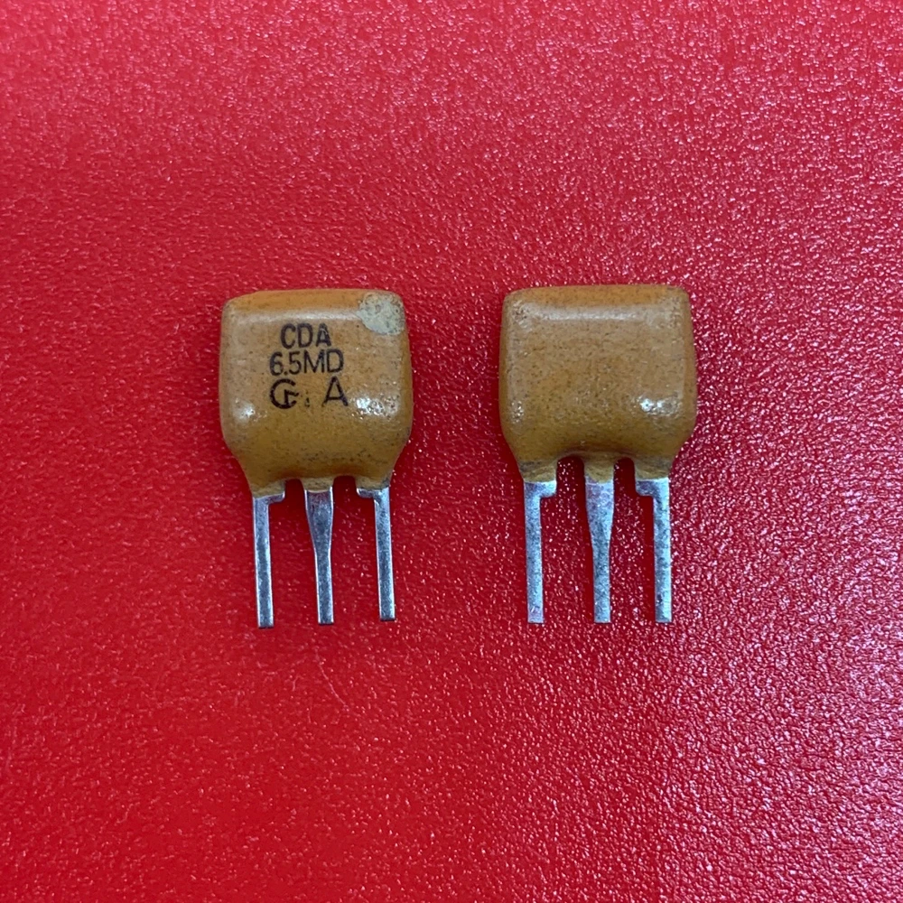 100PCS/세라믹 필터 CDA6.5MD 6.5D 6.5MHZ 6.5M 스트레이트 플러그 3핀 세라믹 수정 발진기