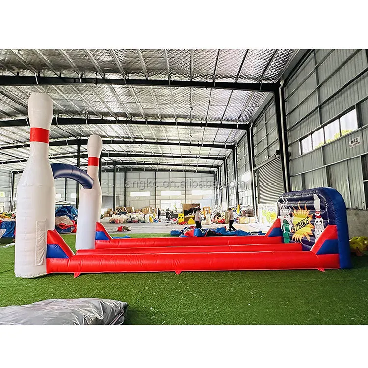 Hot Sale Giant Inflatable Bowling Set Game Bowling Alley Game for Kids and Adults