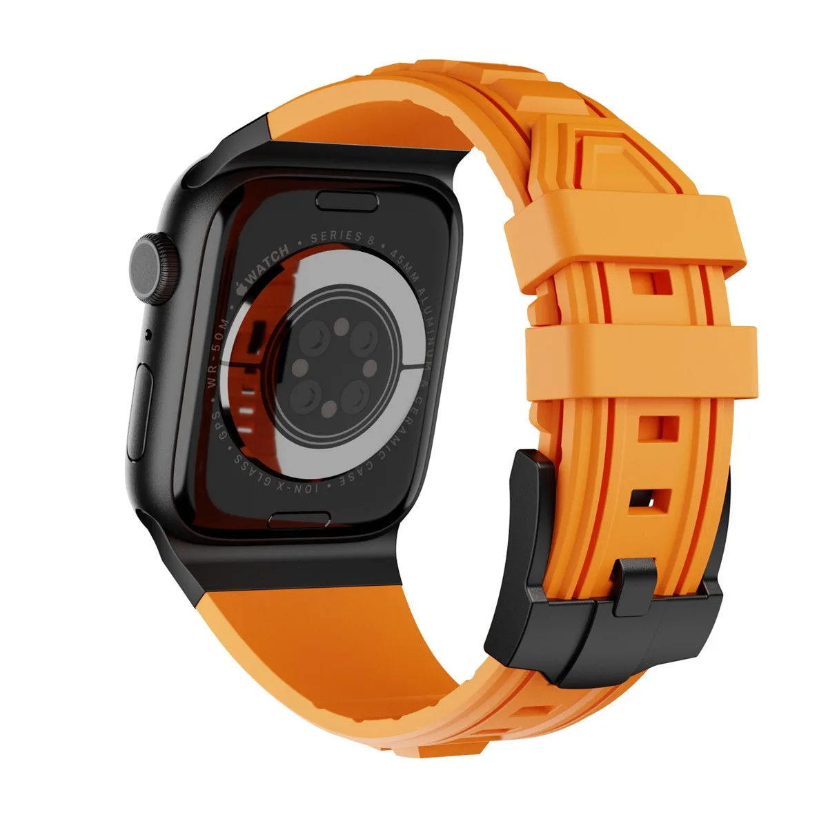Iwatch 42/44/45/49mm Silikon Spor Moda Saat Kayışı Watch Series Ultra2 Se 9/8/7/6/5/4/3/2/1 İçin Saat Kayışı_voghion.com