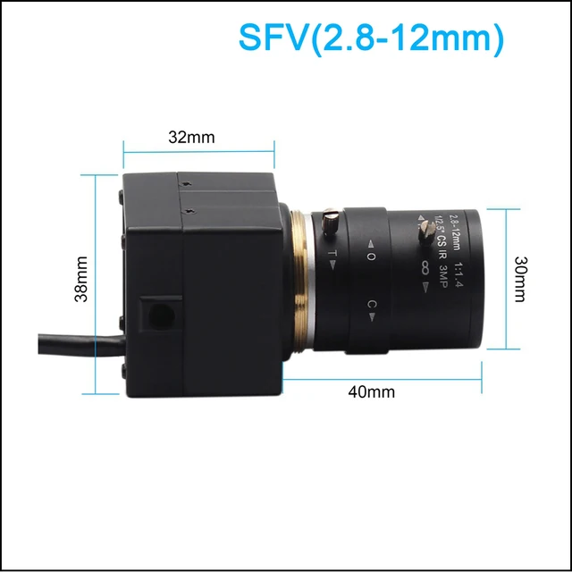 高解像度ELP USBカメラ 5メガピクセル グローバルシャッター Elp