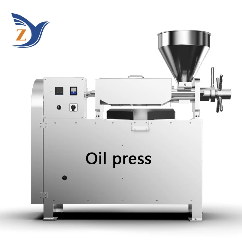 Oil Pressers Machine 30-40kg Per Hours Seeds Sunflower Sesame Coconut Peanut Vegetable Bean Hot Cold Commercial Extraction Maker 3