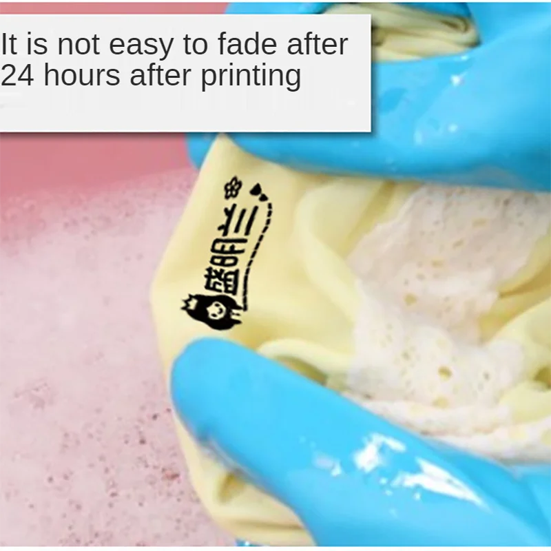 10ml Stamp Refill Ink Clothes Waterproof Ink Name Stamp Printing On Clothing Not Fade Oil for Office School name stamp textile ink ink stamp refill