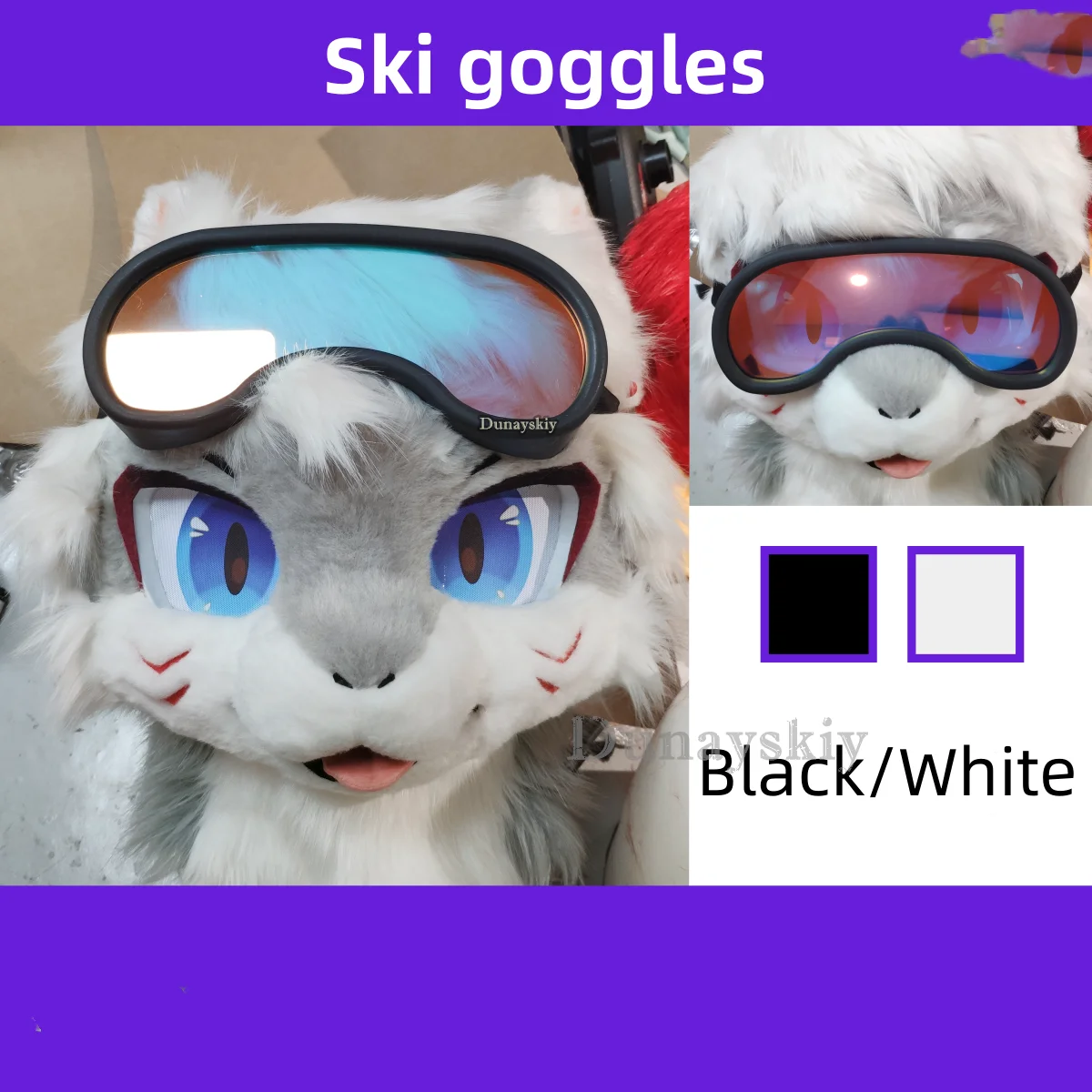 Ski Goggles Cosplay Anime Costume Cosplay Sets Costumes Kigurumi Mask Kig Fursuit Costume Fursuit Furry