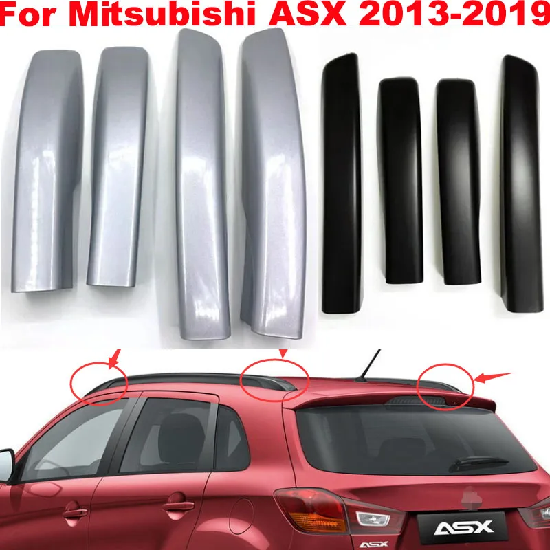 Car Exterior Parts Roof Luggage Bar Rail End Cover for Mitsubishi ASX SUV 2013 -