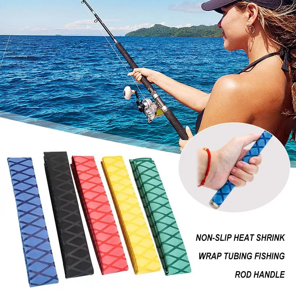 Anti-slip Heat Shrink Tube for Fishing Rod DIY Racket Sleeve Electrical Insulation Shrink Wrap 30MM/1M 1.18in/39in