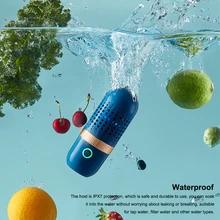 

Fruit Vegetable Washing Machine IPX7 Waterproof 8W Rechargeable Lemon Pear Food Washer Automatic Cleaning Wash Device Home