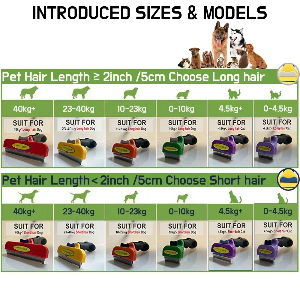 Pet Hair Removal Grooming Comb 3