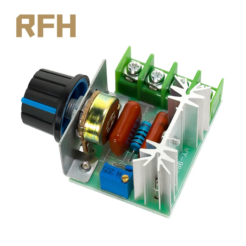 SCR 전자 전압 조정기 모듈, 속도 제어 디밍, 2000W, 220V
