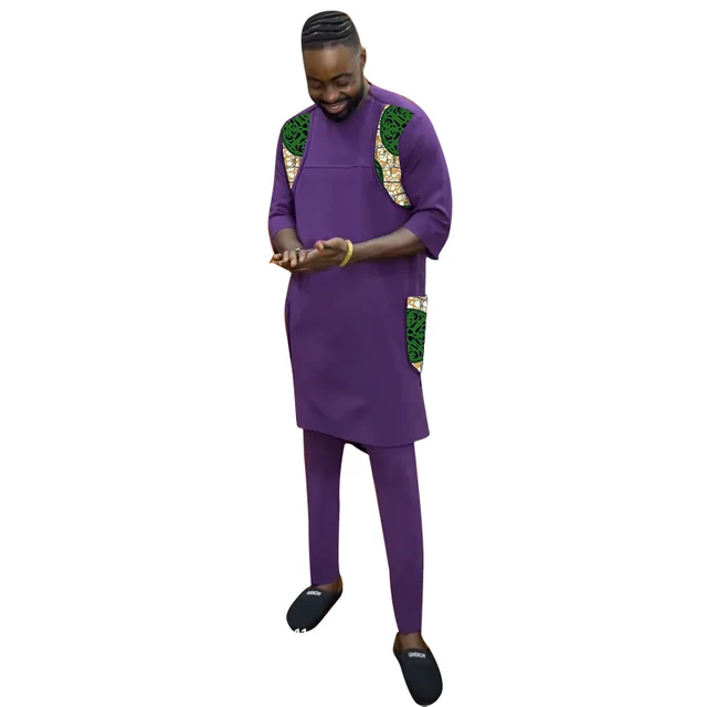 Musa Half Sleeve Dashiki Outfit - Image 5