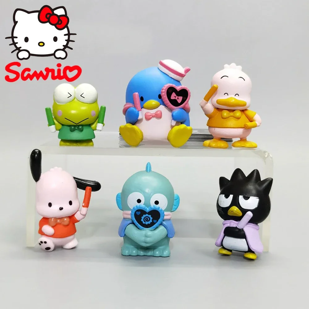 

Фигурка понравико Sanrio 4 см Badtz-maru KEROKERO KEROPPI аниме кавайная милая игрушка экшн Коллекция ПВХ материалы подарки для детей