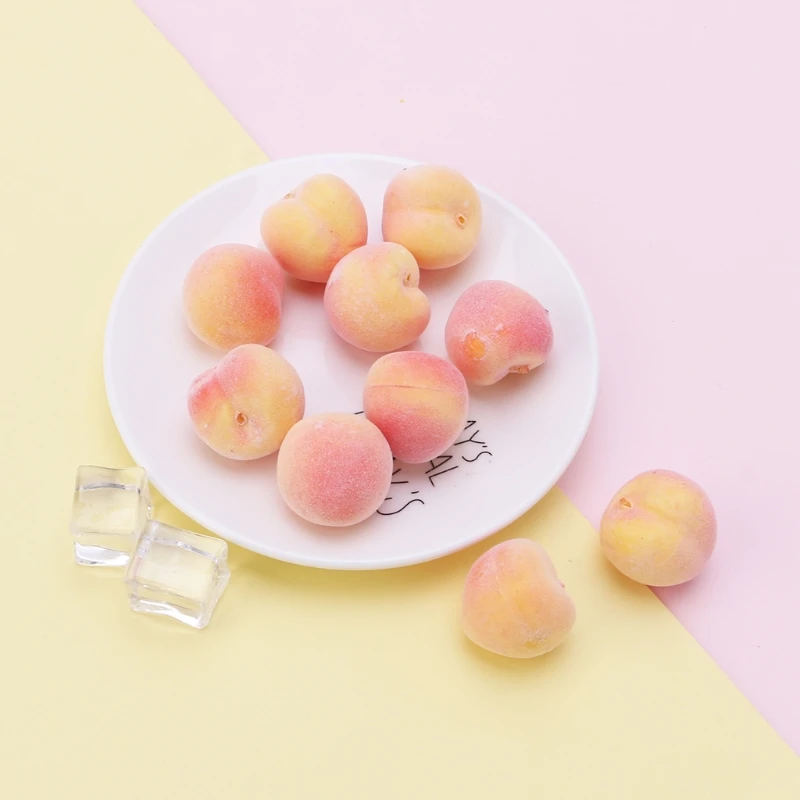 Simulation Artificial Peach 20pcs artificial fruits and vegetables For Fake Fruit Disply Home Party Decor