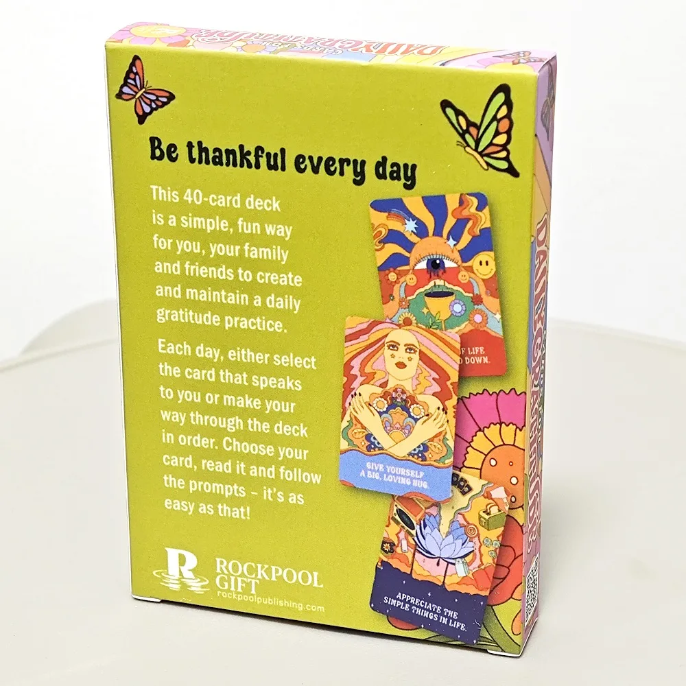 Cards for Daily Gratitude: Be Thankful Everyday A 40-card Deck 10.4*7.3cm To Create A Habit of Thankfulness 5