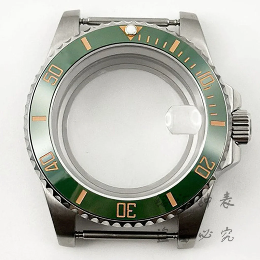 Deep Blue Bezel 40MM Diver Watch Case with Waterproof Sapphire Crystal