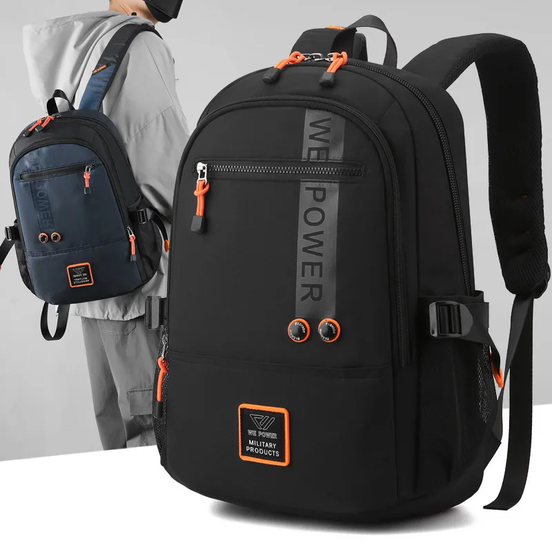 

Fashion Casual Men's Backpack High Quality Nylon Fabric Male Rucksack Casual Daypack Stylish Simple Men's Backpacking mochilas