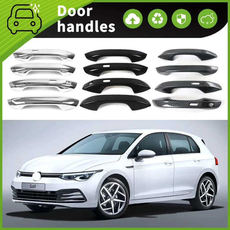 

For 20-22 Volkswagen Golf Golf Golf Golf 8 MK8 door handle decoration, bright strip, door bowl handle, anti slip