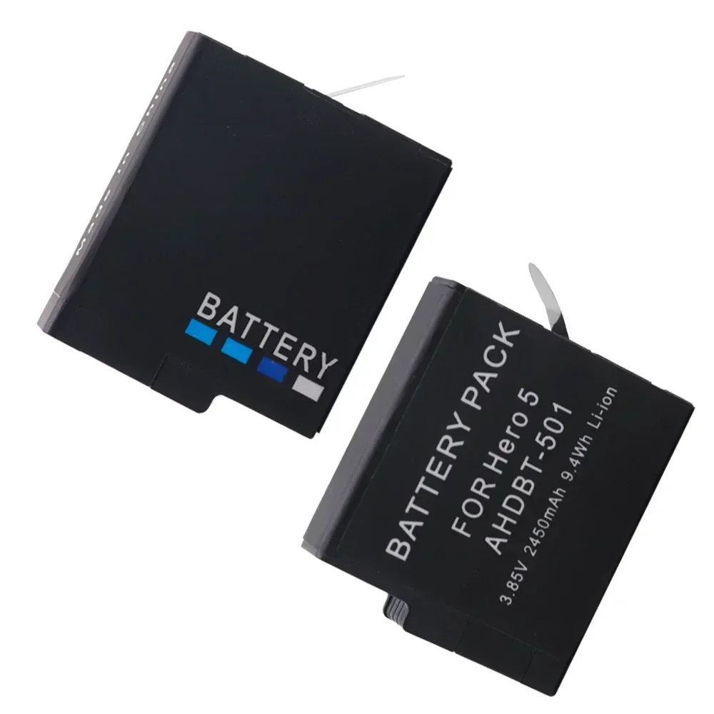 2450mAh Battery for GoPro Hero 7 Hero 6 Hero 5 Black camera AHDBT-501