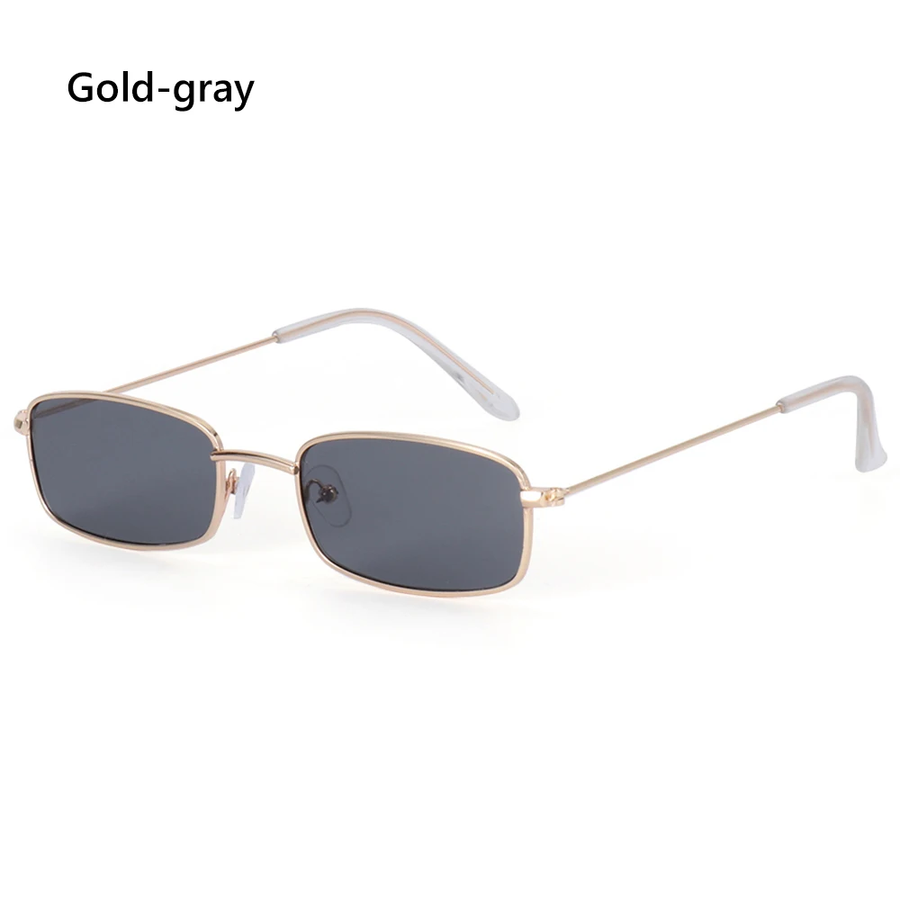 Unisex Fashion Vintage Small Oval Sunglasses Vintage Gold Silver Frame UV400 Clear Lens Metal Sun Glasses Brand Shades Eyewear oversized square sunglasses Sunglasses