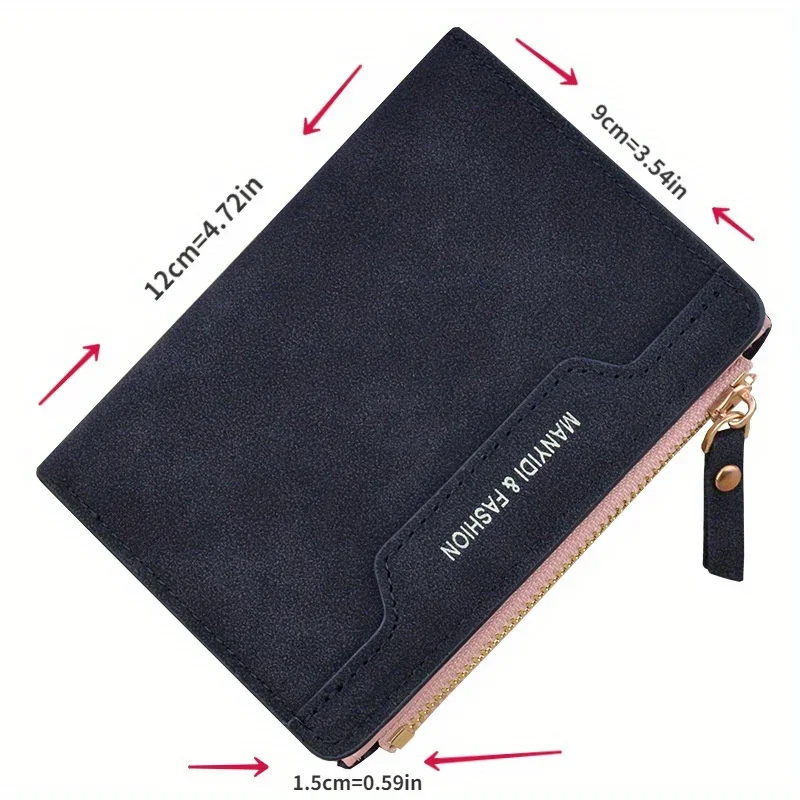 Sleek Minimalist Women's Wallet - Chic Coin Purse & Compact Card Holder