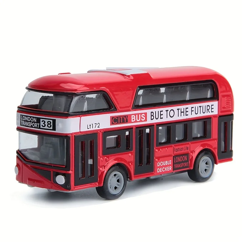 カーズ オーバーサイズ DOUBLE DECKER BUS Amazon.com: Ailejia Bus Toy Sightseeing Double Decker City