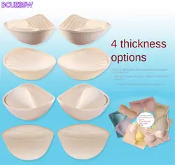 3D Thicken Push Up Bra Pads Inserts Women Underwear Small Breast Lift Breathable Sponge Padded Bra Lining Swimsuit Bra Insert