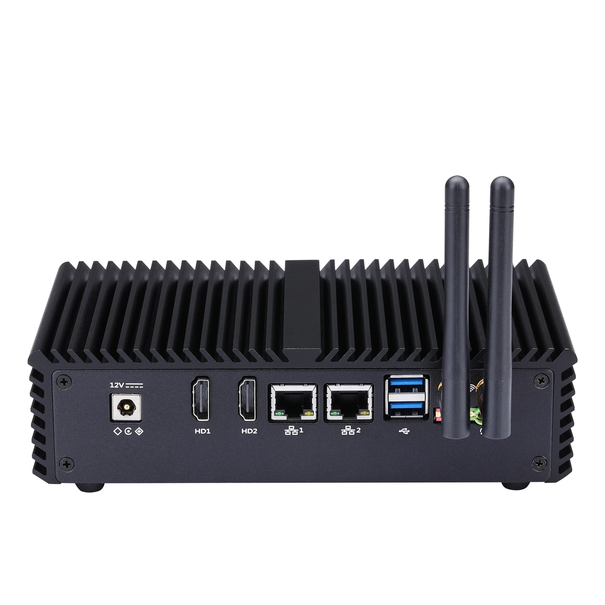 

QOTOM Mini PC Q301S Q305S Celeron 2955U 3205U Dual Core Dual LAN Fanless Office/Home/Bank/Hotel PC